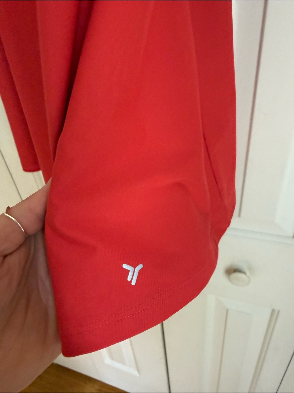 Old Navy Women’s PowerSoft Cami Athletic Red & White Activewear Dress Size Large - Picture 8 of 8